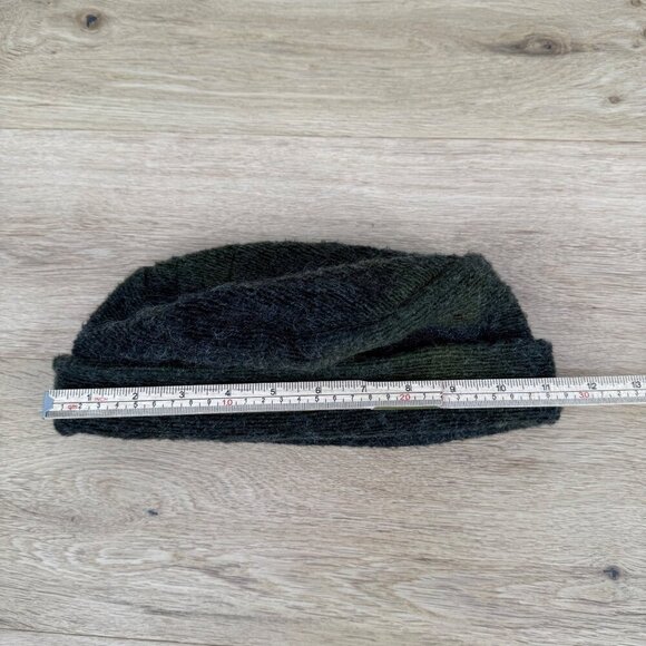 Horny Toad VTG Mohair Wool Folded Brim Cap Hat Size M Gray Green Outdoor Winter - Picture 8 of 8